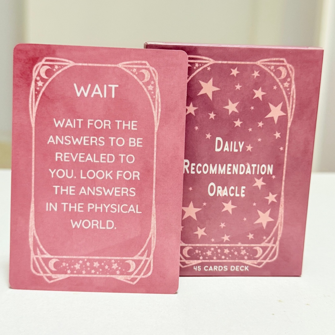 Party Games Meaning - Daily Recommendation Oracle Cards 45 Card