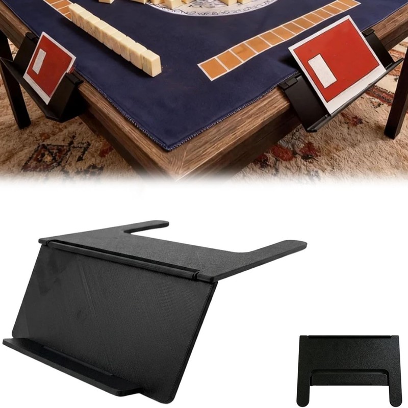 Party Games Adults Indoor - Mahjong Card Holder 3D Printed Black
