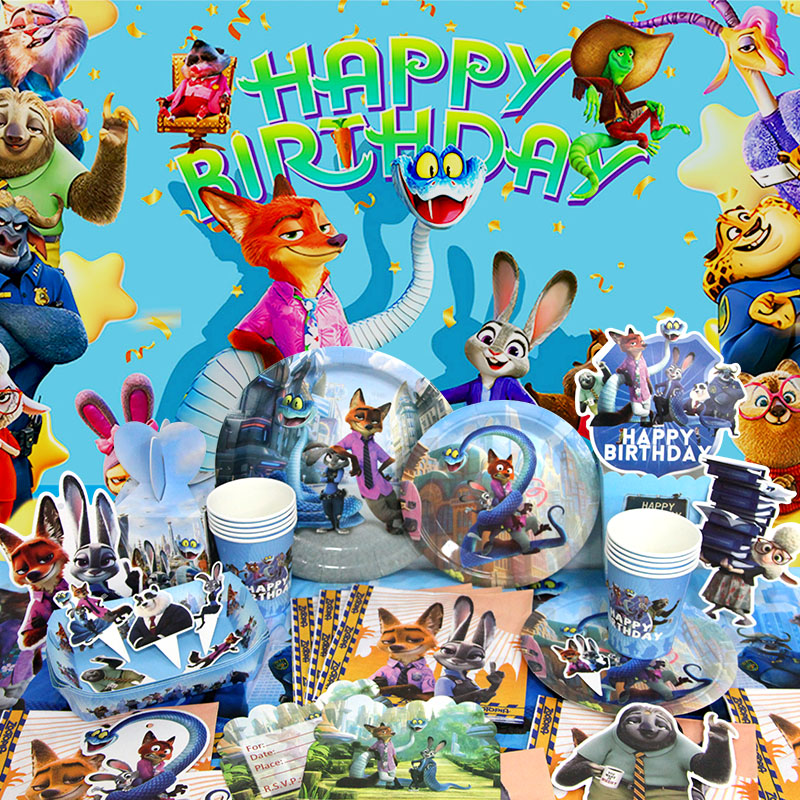 Zootopia Birthday Party Decora - đánh giá và giá Zootopia Party Games