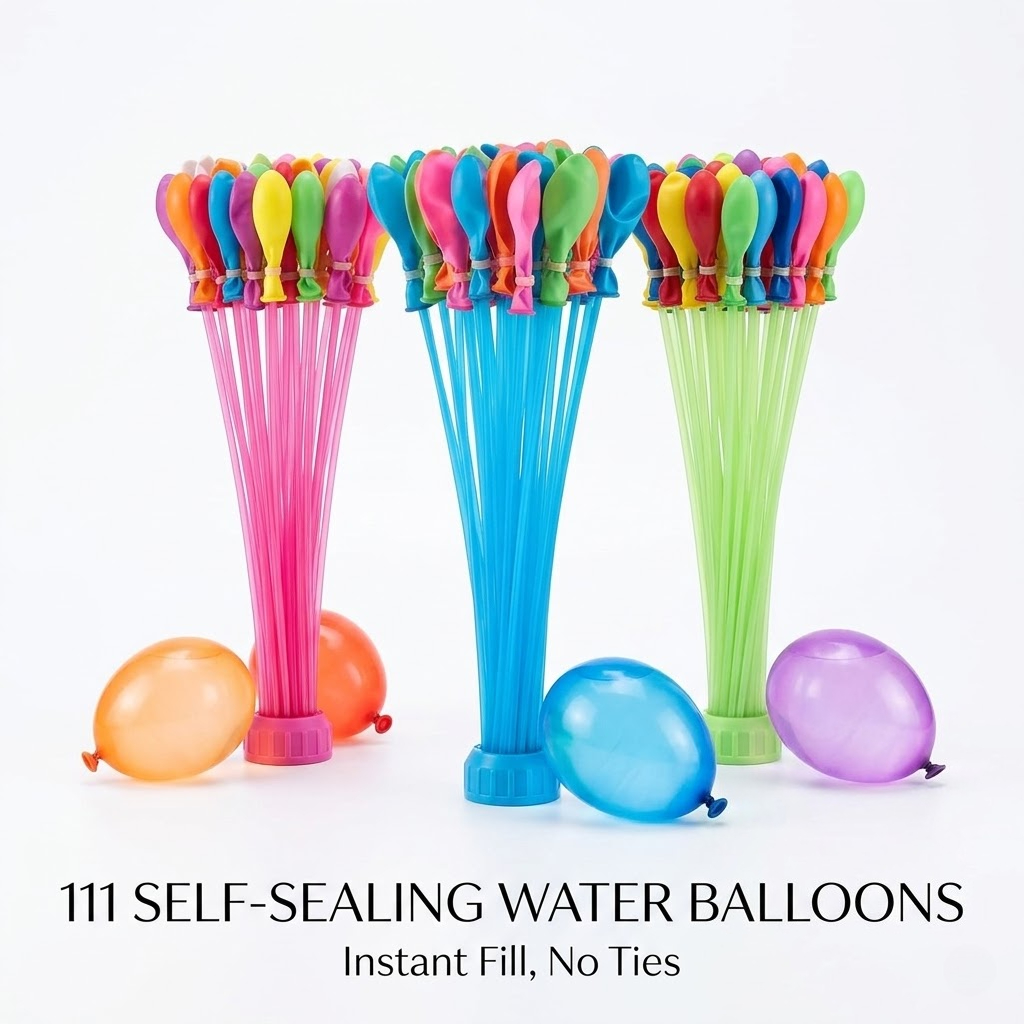 111Pcs Quick Fill Water Balloo - đánh giá và giá Quick Games Party