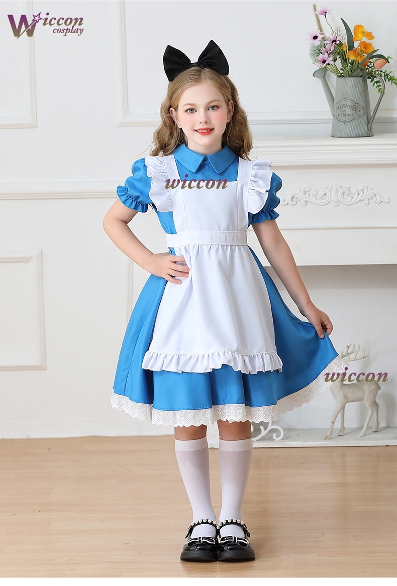 kids Lolita Maid Cosplay Child - đánh giá và giá Party Games Alice In Wonderland