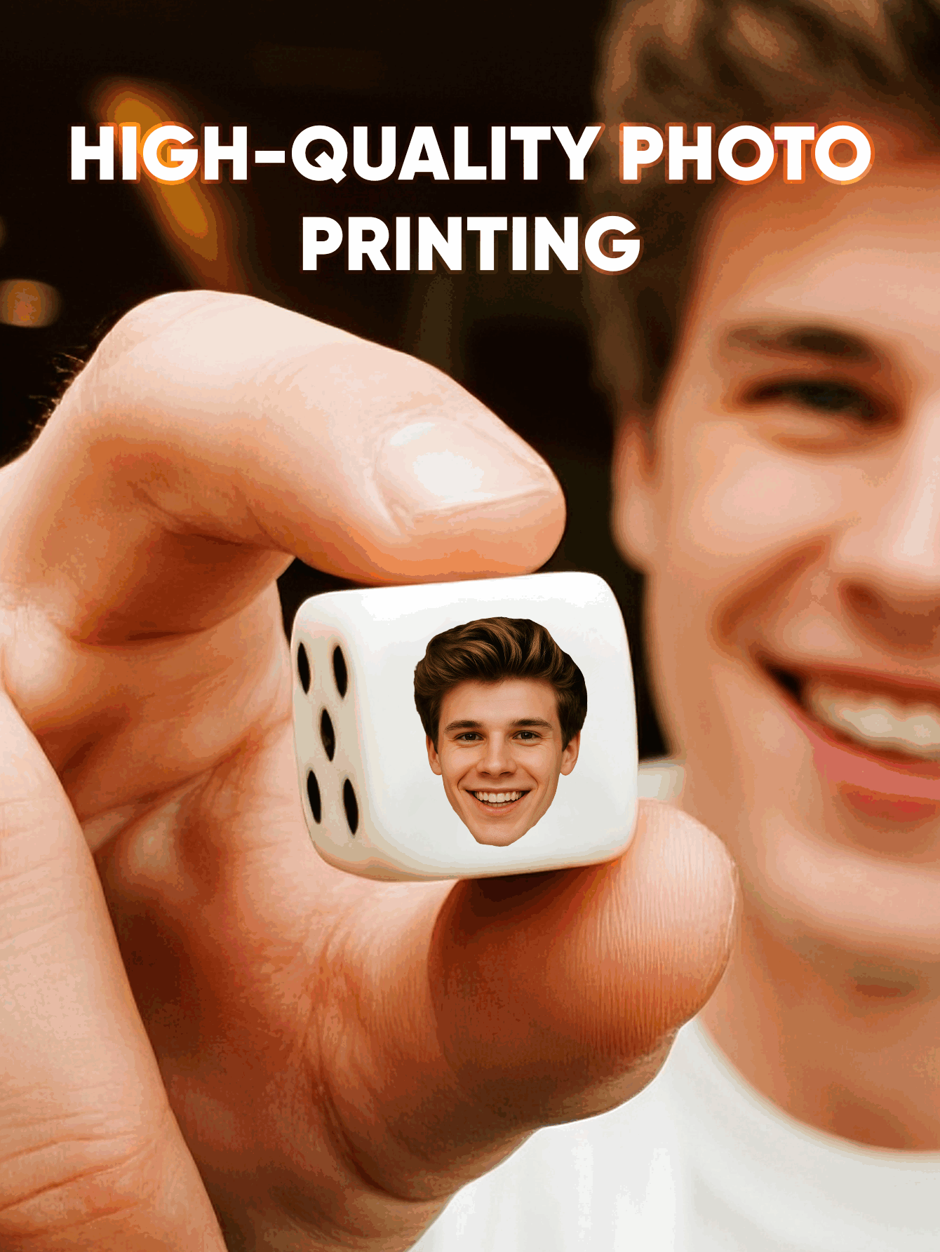 Custom Face Dice Personalized  - đánh giá và giá Party Games Groups