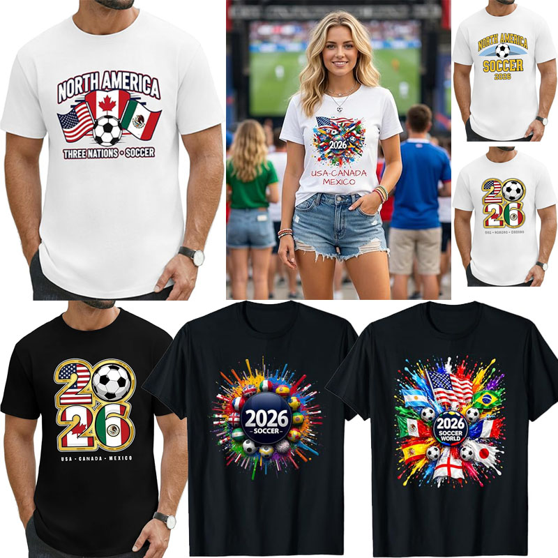 2026 Soccer Fan T-Shirt Men US - đánh giá và giá Party Games Usa