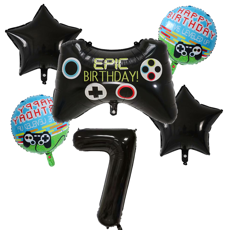 6pcs Gamepad Boy Game Foil Hel - đánh giá và giá Party Games Kids Birthday