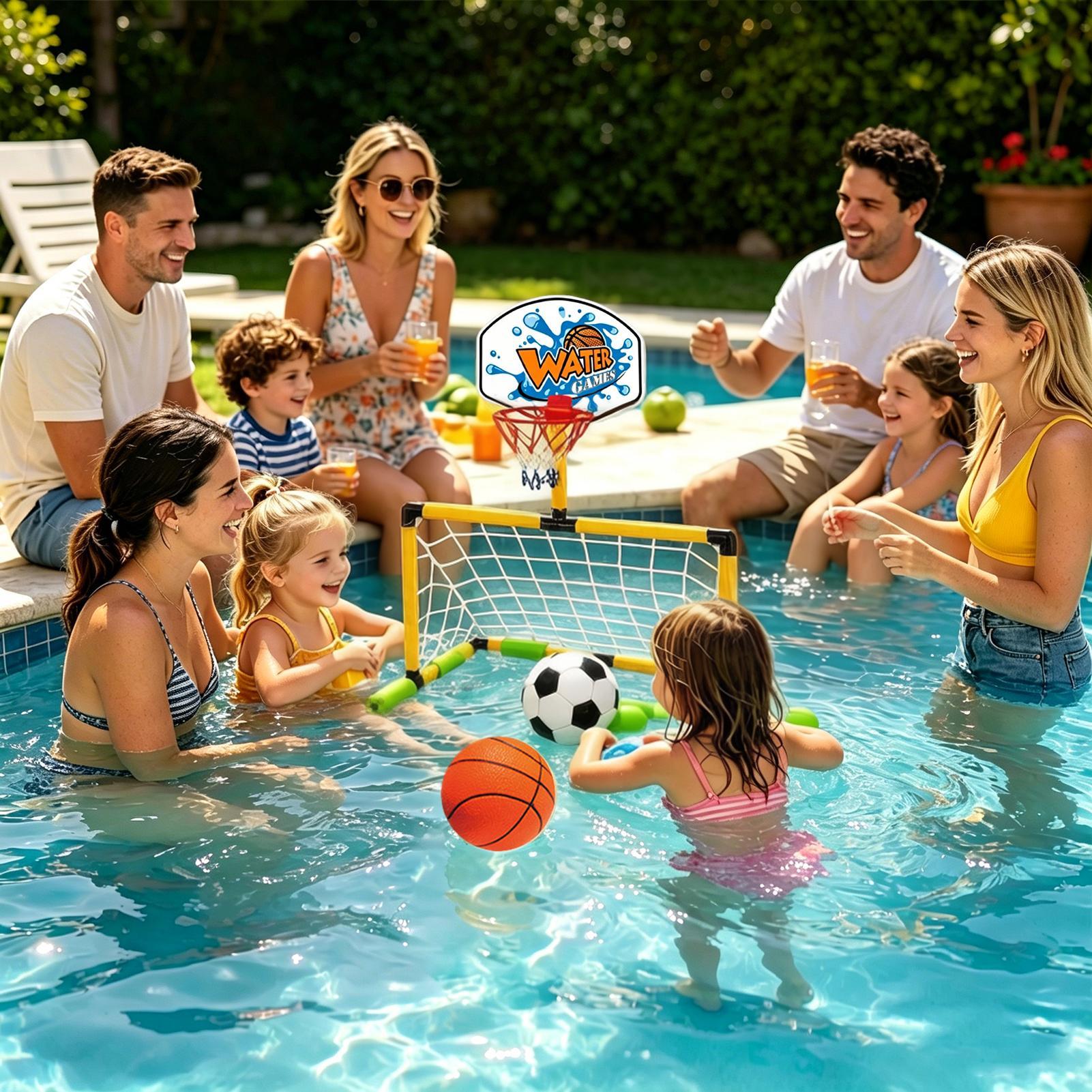 Pool Basketball Hoop 2-in-1 So - đánh giá và giá Party Games Kids And Adults