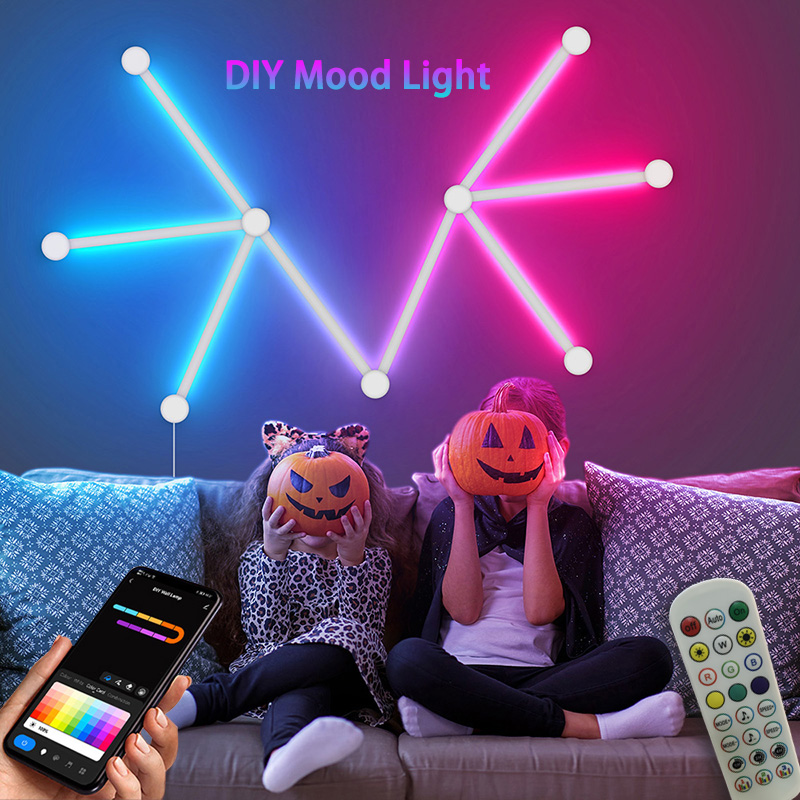 Smart RGB Wall Lamp, Bluetooth - đánh giá và giá Party Games Groups