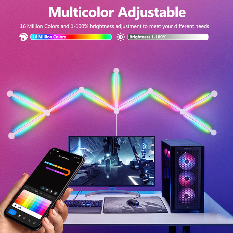 Smart RGB Wall Lamp, Bluetooth - đánh giá và giá Party Games Groups
