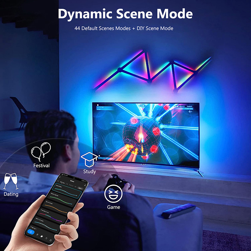 Smart RGB Wall Lamp, Bluetooth - đánh giá và giá Party Games Groups