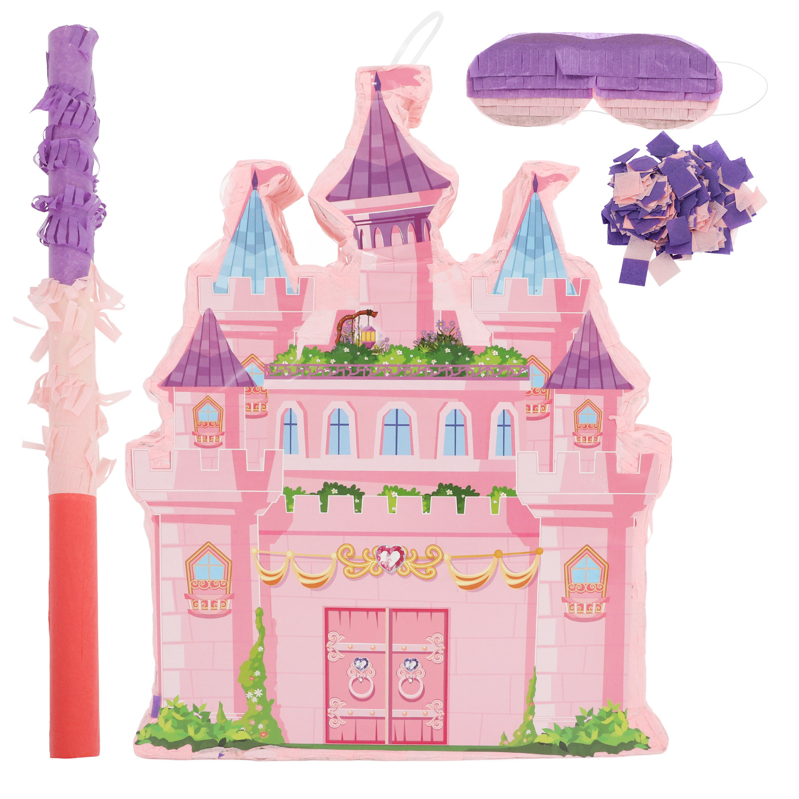 1Set Princess Castle Pinata Ha - đánh giá và giá Party Games Kids Birthday