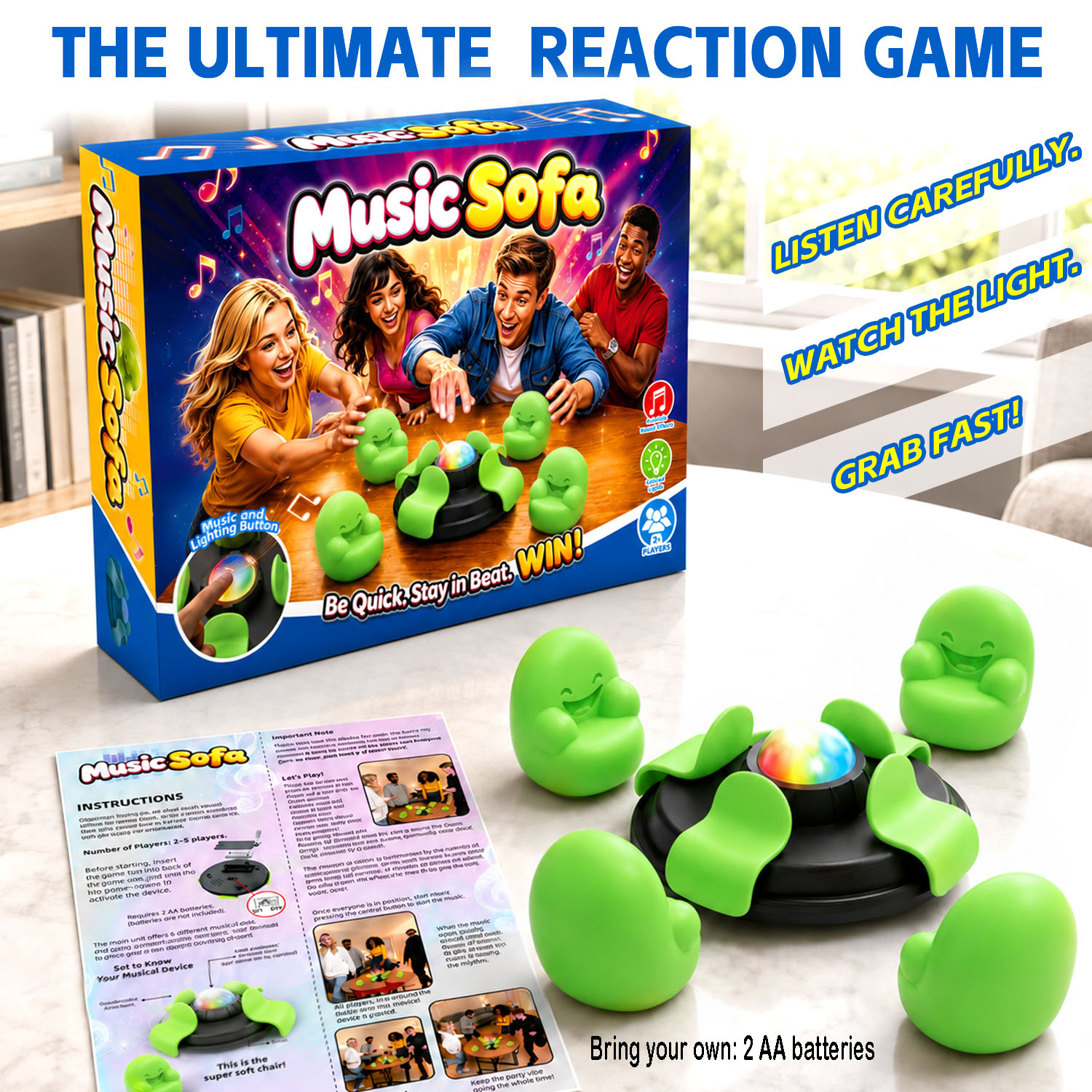 Children's Musical Chair Grab  - đánh giá và giá Quick Games Party