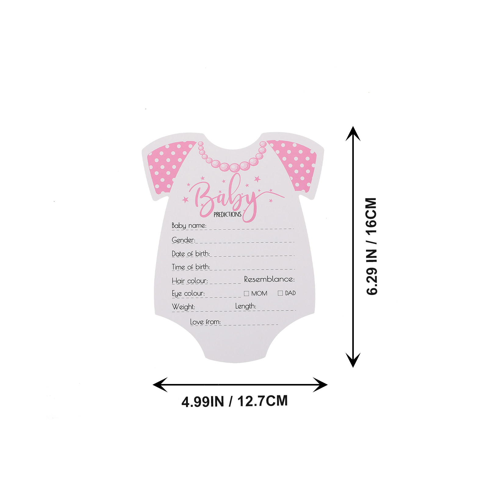 20Pcs Baby Shower Prediction A - đánh giá và giá Party Games Meaning