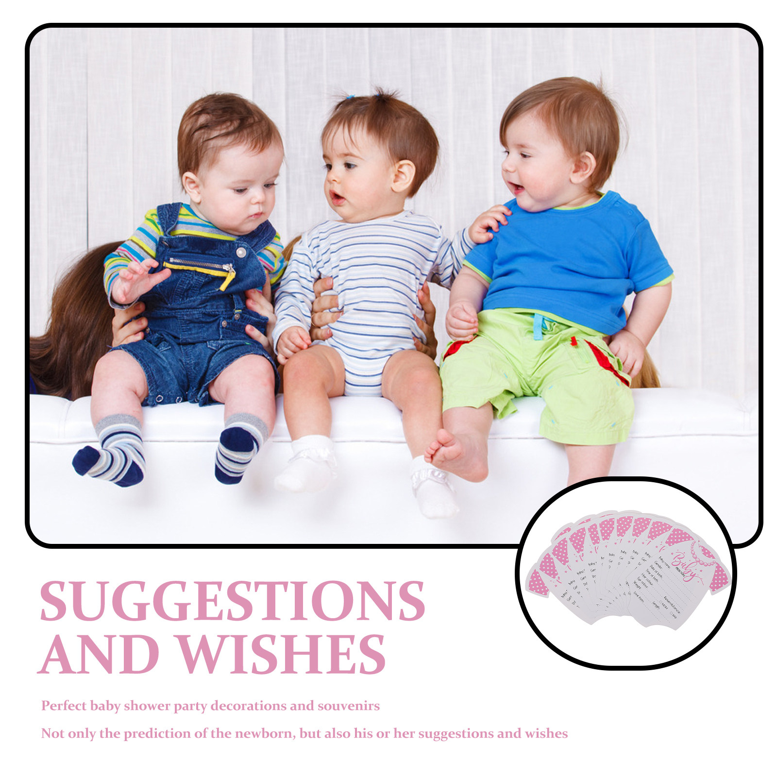 20Pcs Baby Shower Prediction A - đánh giá và giá Party Games Meaning