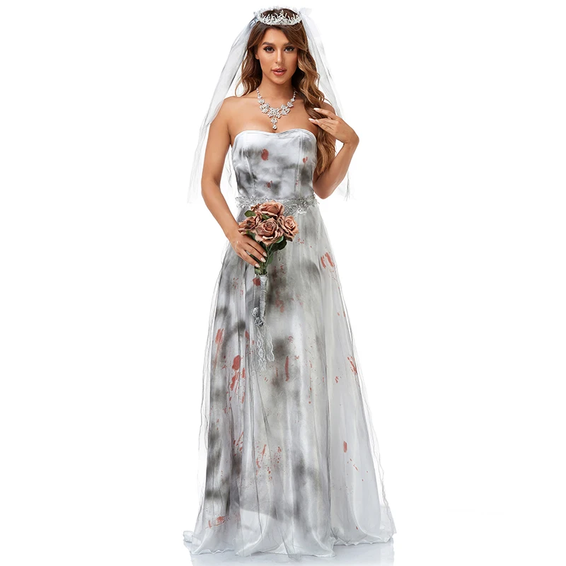 Carnival Lady Corpse Bride Cos - đánh giá và giá Zombie Party Games