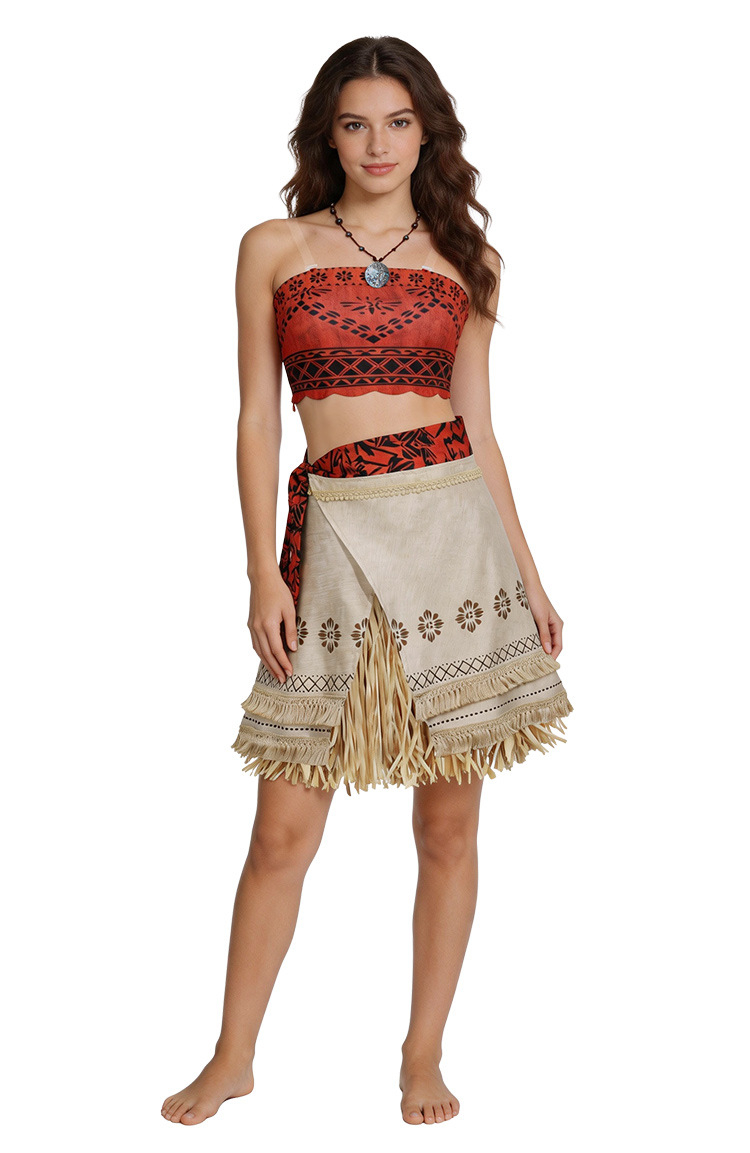 Halloween Dress Moana Inspired - đánh giá và giá Party Games Moana