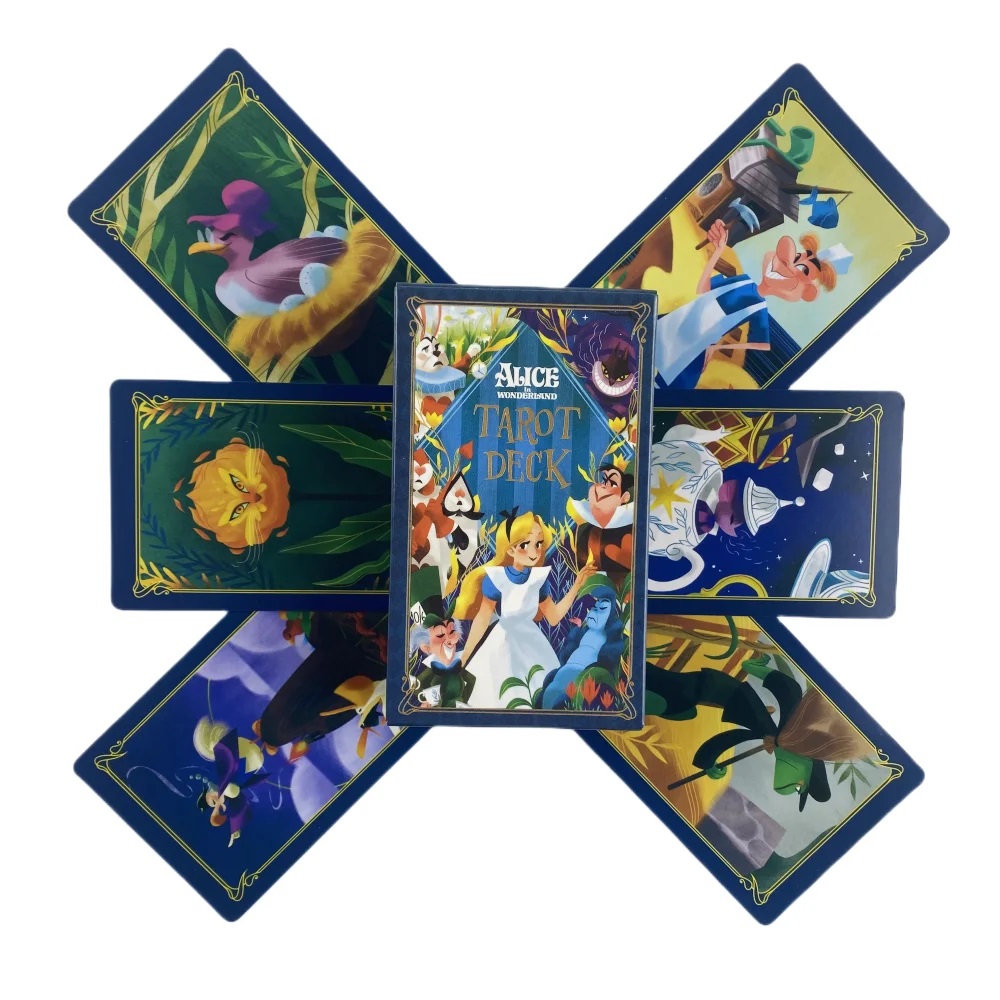 Alice in Wonderland Tarot Deck - đánh giá và giá Party Games Alice In Wonderland