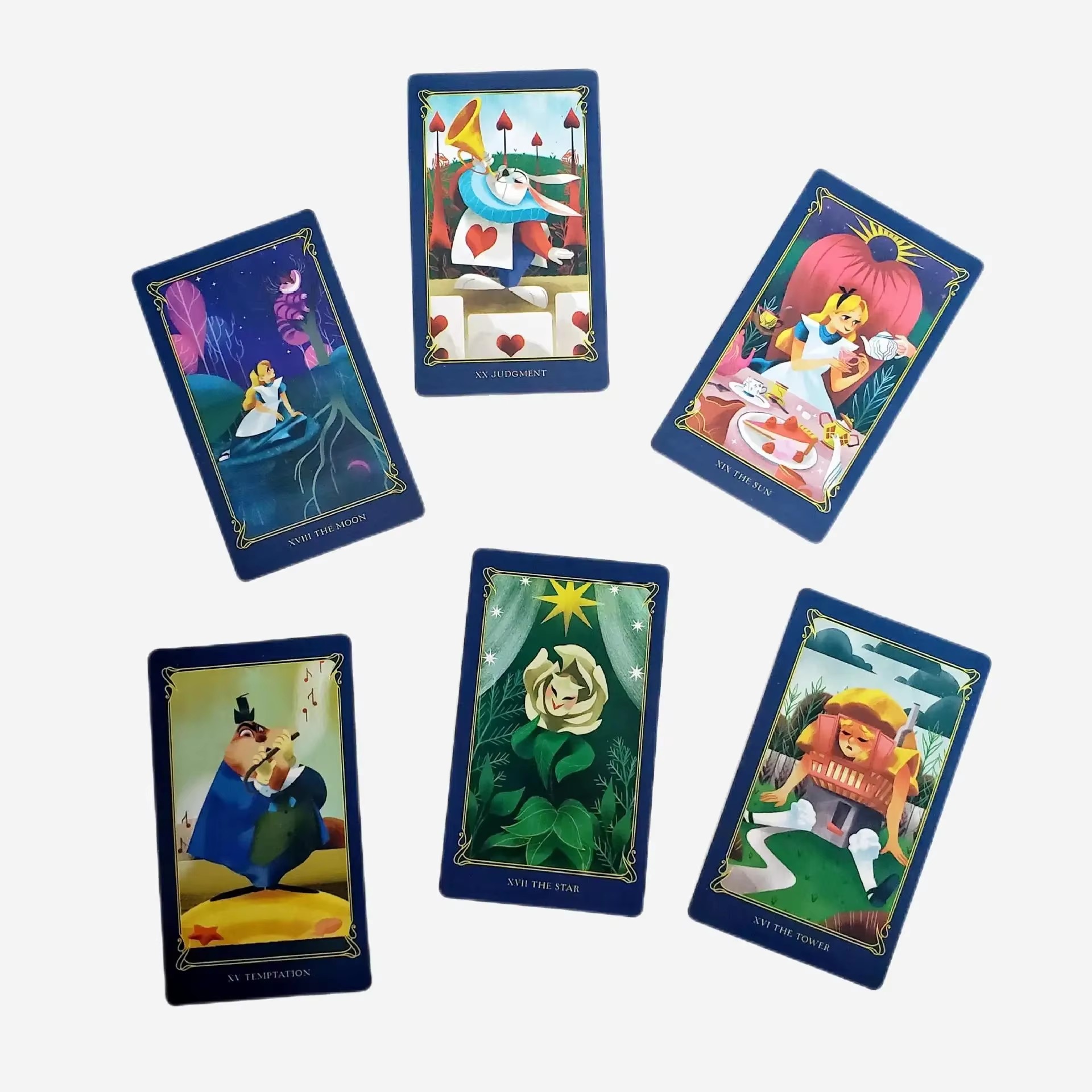 Alice in Wonderland Tarot Deck - đánh giá và giá Party Games Alice In Wonderland
