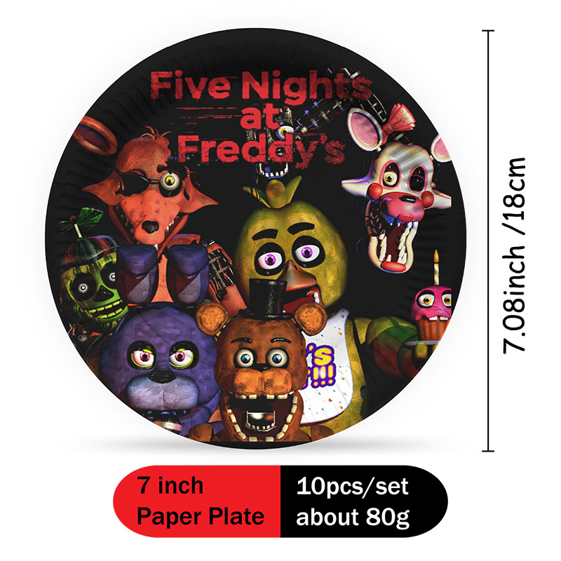 FNAF Themed Paper Plate Cups C - đánh giá và giá Party Games At Christmas