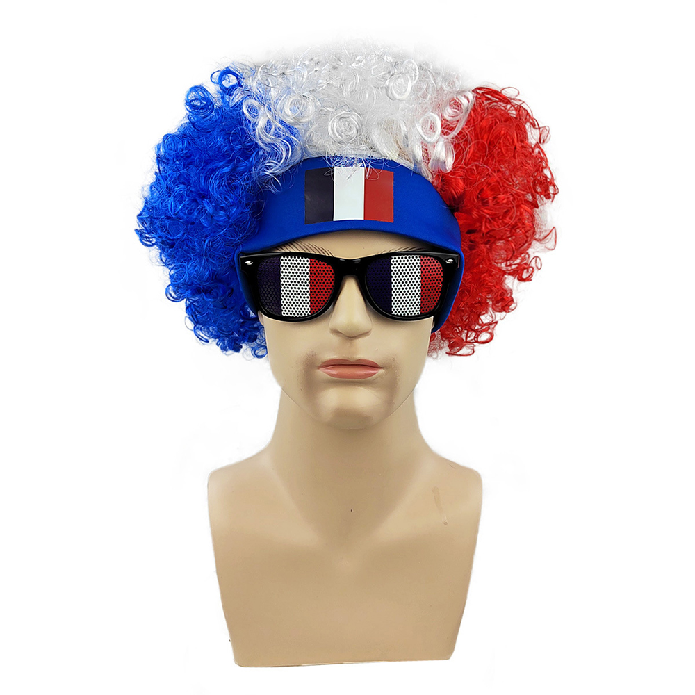 USA Flag Afro Wig + Sunglasses - đánh giá và giá Party Games Usa