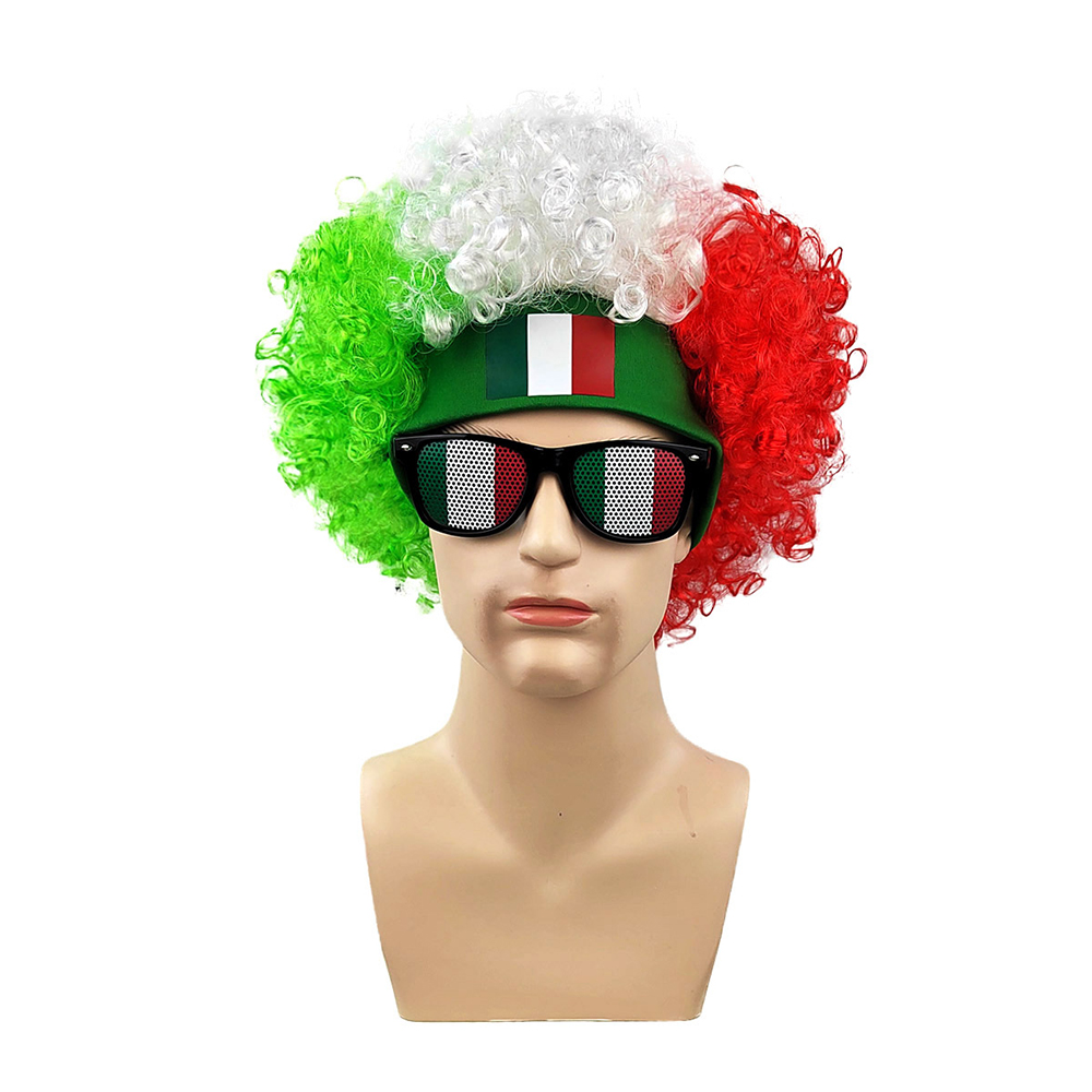 USA Flag Afro Wig + Sunglasses - đánh giá và giá Party Games Usa