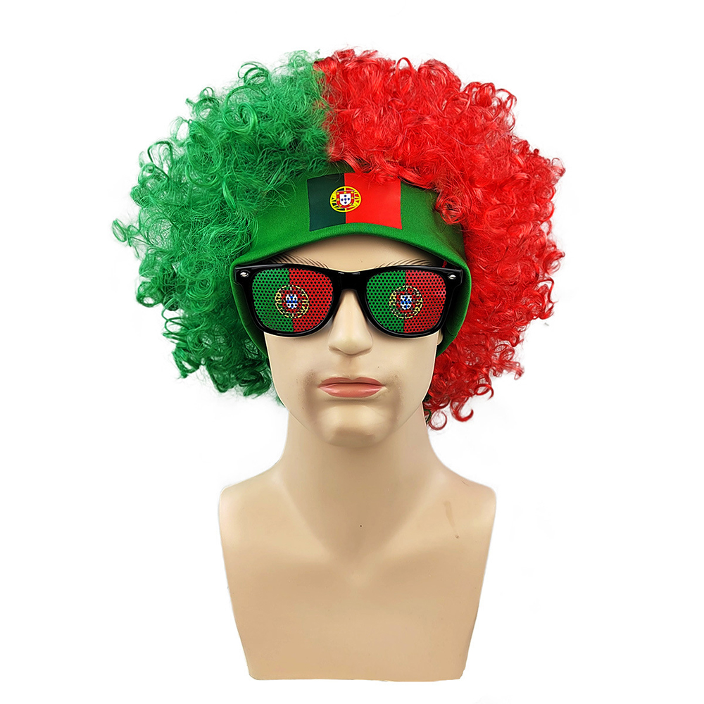 USA Flag Afro Wig + Sunglasses - đánh giá và giá Party Games Usa