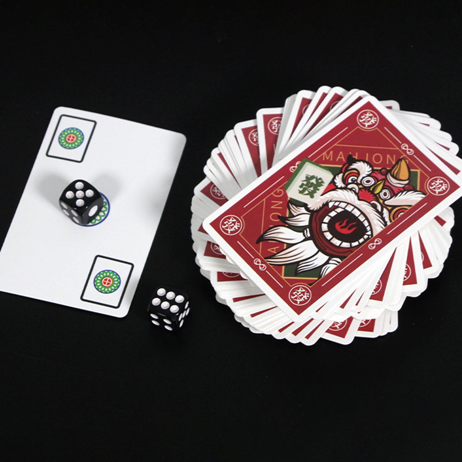 Playing Cards Mahjong Tiles Fa - đánh giá và giá Party Family Games