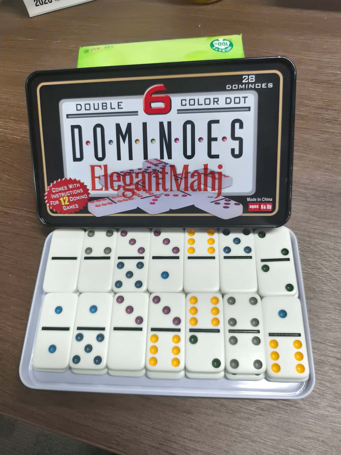 ElegantMahj Double Six Dominoe - đánh giá và giá Party Family Games