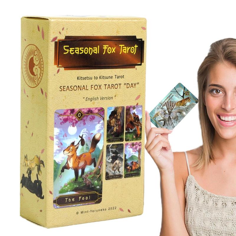 78pcs Tarot Cards Seasonal Fox - đánh giá và giá Party Games Meaning