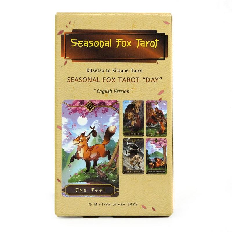 78pcs Tarot Cards Seasonal Fox - đánh giá và giá Party Games Meaning