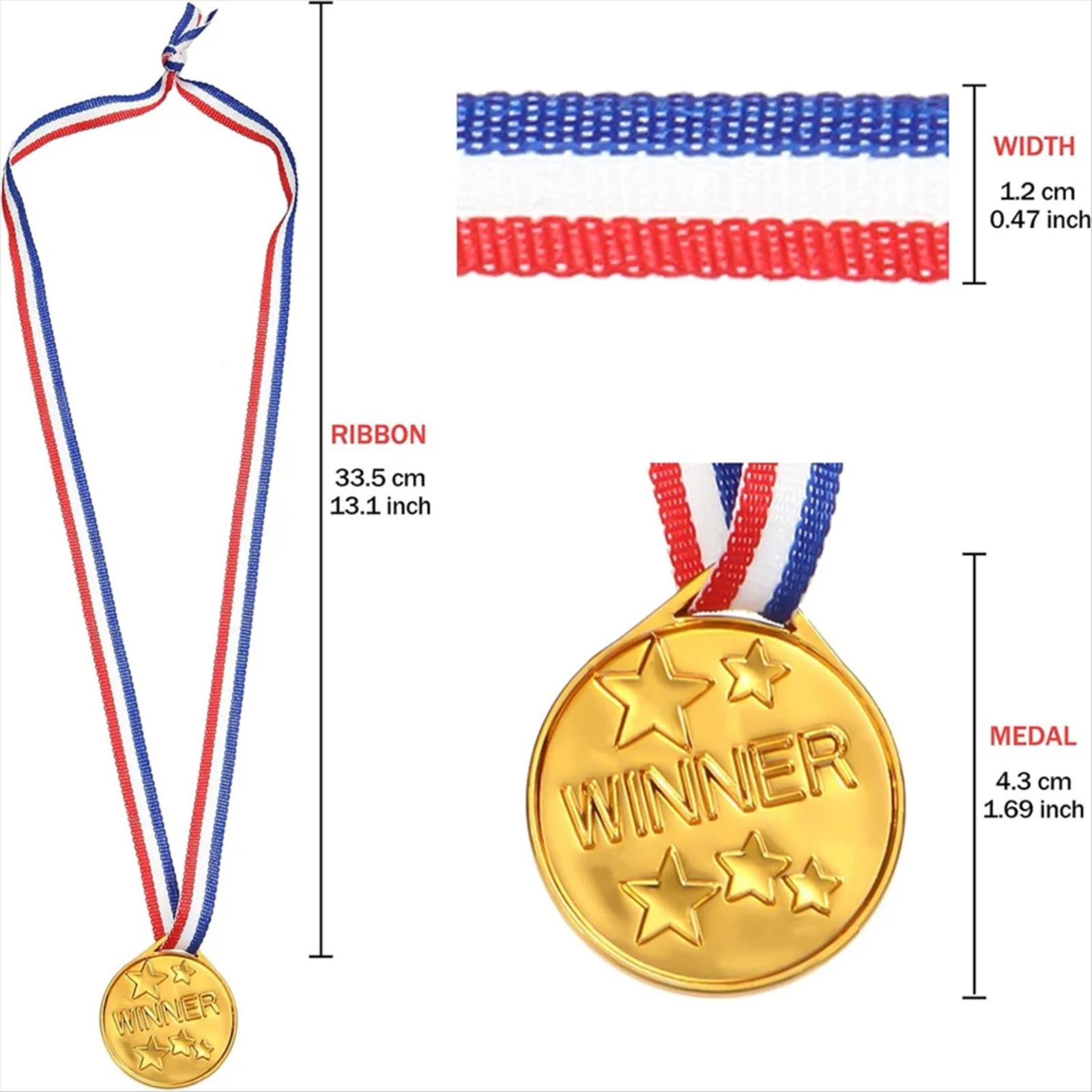 30Pcs Plastic Gold Winners Med - đánh giá và giá Party Games Easter For Kids